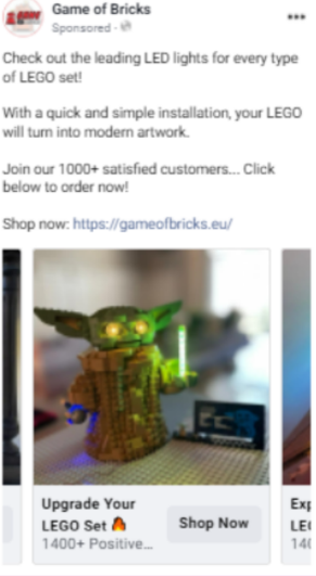 Paid social ad creative example 18
