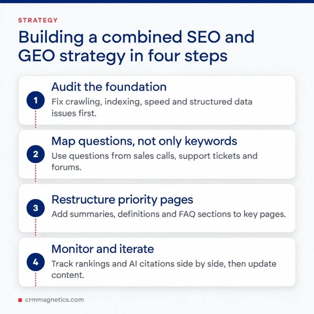 SEO vs GEO Explained: Key Differences, Overlaps and Strategy