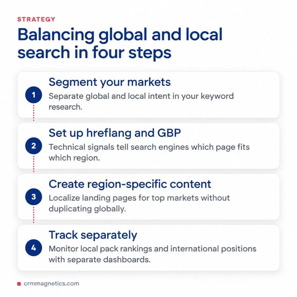Global vs Local Search Trends: Tools, Differences and Tactics