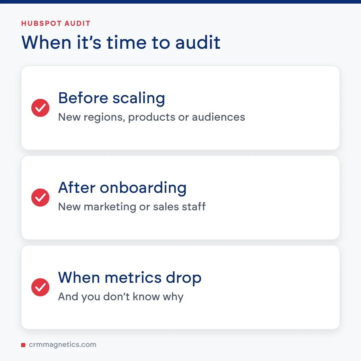 When it’s time to audit